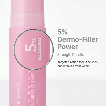 Geamwav Pink Collagen Plumping Multi Balm – Firm, Smooth & Youthful Skin