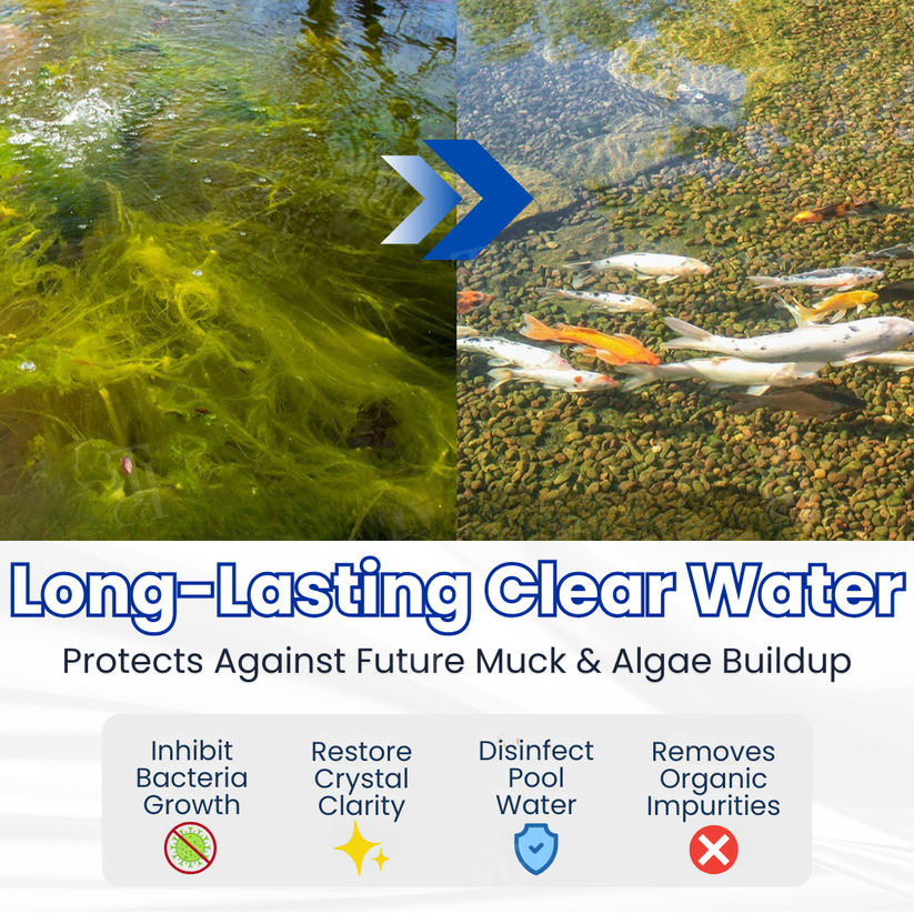 ✨ From Green to Clean Overnight! |⏱️ Crystal Clear in 24 Hours! | Geamwav® AQUA-SENTRA Pro Formula